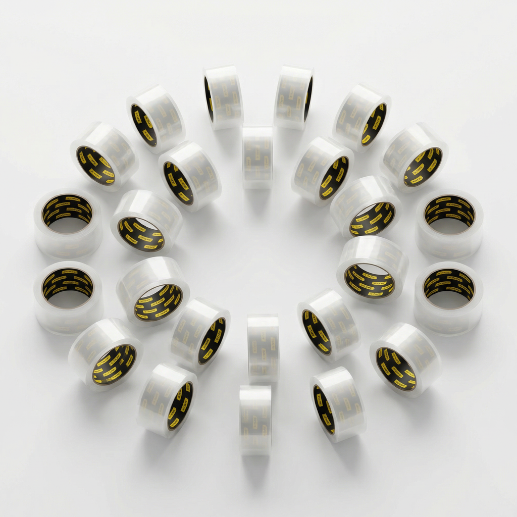 X-Tape Clear Packing Tape - 18 Rolls, Strong & Crystal Clear