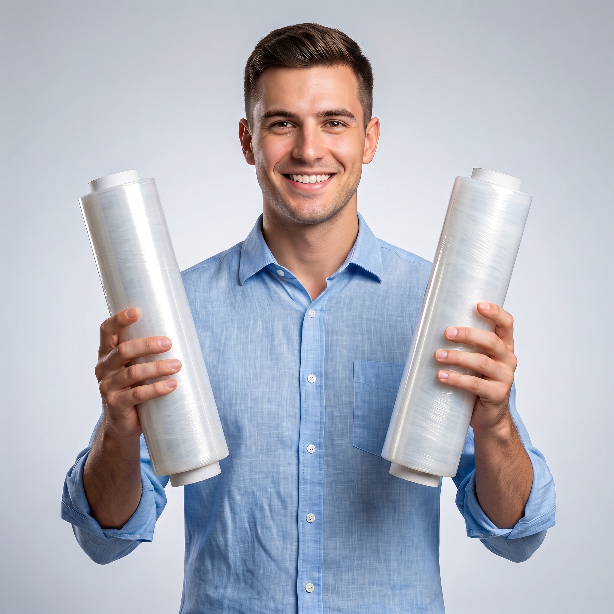 X-Wrap Perfect 10 Refill Rolls – 2 Rolls – 10" x 1000ft, 70 Gauge