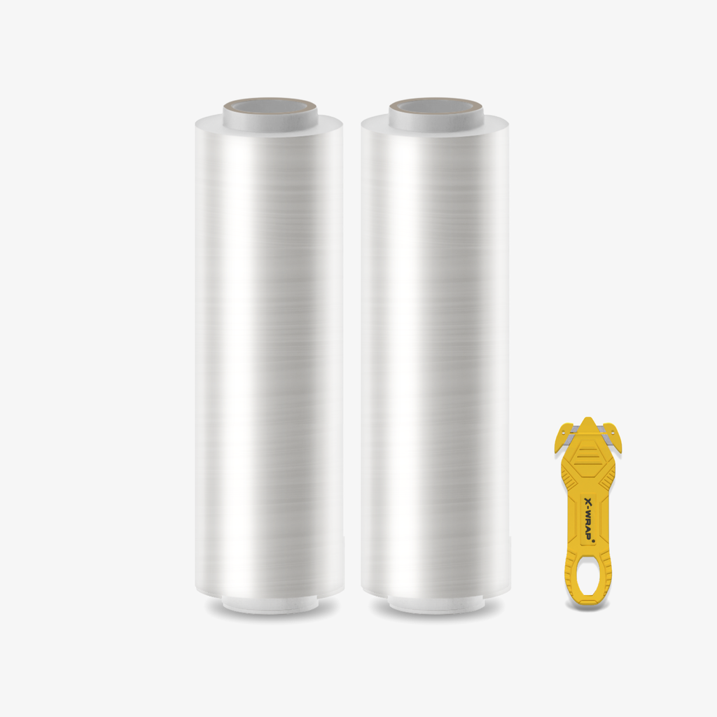 X-Wrap Perfect 10 Refill Rolls – 2 Rolls – 10" x 1000ft, 70 Gauge