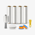 X-Wrap PRO 1000 Industrial Stretch Wrap Kit – 6 Rolls – 4,800 ft Total